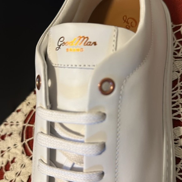 NWT Good Man Brand white Mens sneaker. Made in Italy. Italian leather - Picture 4 of 8